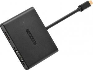 Adapter AV Sitecom DisplayPort - HDMI - D-Sub (VGA) czarny (001575240000) 3