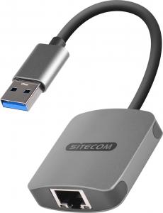 Karta sieciowa Sitecom CN-341 USB 3.0 - RJ-45 1 Gb/s szary (001909750000) 1