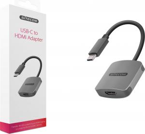 Adapter USB Sitecom CN-372 USB-C - HDMI Szary  (001900110000) 3