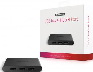 HUB USB Sitecom 4x USB-A 2.0 (001575210000) 3