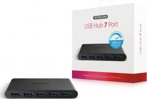 HUB USB Sitecom CN-084 1x microUSB  + 7x USB-A 3.0 (001575180000) 3