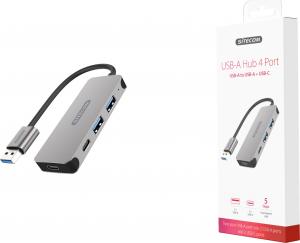 HUB USB Sitecom CN-399 2x USB-C  + 2x USB-A 3.1 Gen1 (001888500000) 3