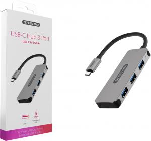 HUB USB Sitecom CN-387 3x USB-A 3.1 Gen1 (001909810000) 3