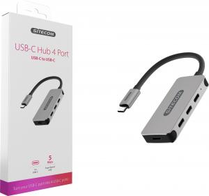 HUB USB Sitecom CN-385 4x USB-C  + 3.1 Gen1 (001909780000) 3