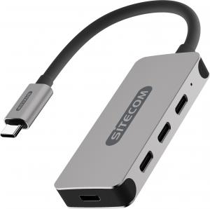 HUB USB Sitecom CN-385 4x USB-C  + 3.1 Gen1 (001909780000) 1
