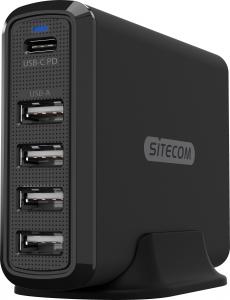 Ładowarka Sitecom CH-017 4x USB-A 1x USB-C 6 A (001912610000) 1