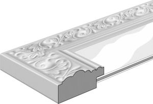 Ramka Nielsen Design Arabesque 20x30, drewaniana, srebrna (8535003) 2