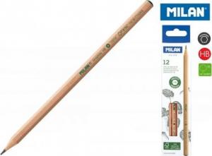 Milan Ołówek sześciokątny Milan HB natural 12 sztuk 1