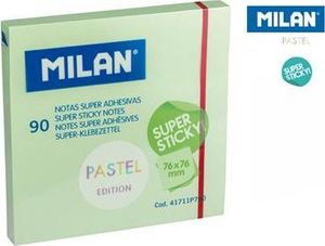 Milan Karteczki samoprzylepne zielone Milan super sticky 76 x 76 90 sztuk 1