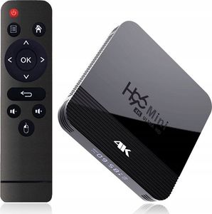 Odtwarzacz multimedialny smart tv box h96 mini 2/16gb android 9 ultra hd 5g 1