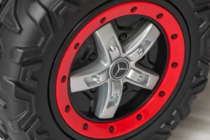 Lean Sport Auto na Akumulator Mercedes Unimog Czerwony 11