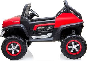 Lean Sport Auto na Akumulator Mercedes Unimog Czerwony 3