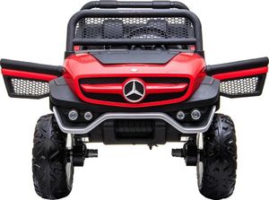 Lean Sport Auto na Akumulator Mercedes Unimog Czerwony 4