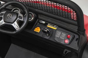 Lean Sport Auto na Akumulator Mercedes Unimog Czerwony 8