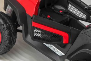 Lean Sport Auto na Akumulator Mercedes Unimog Czerwony 9