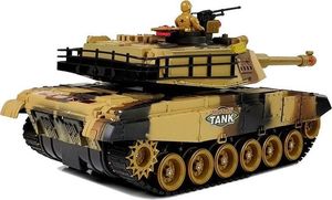 Lean Sport Duży Czołg Zdalnie Sterowany R/C 2.4 Ghz Światła Odgłosy Strzelania Żółty 3