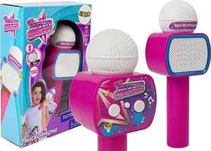 Lean Sport Mikrofon Dziecięcy Bezprzewodowy Karaoke Głośnik Bluetooth Różowy (7827) 1