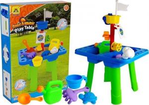 Lean Sport Stolik piaskownica foremki do piasku łopatki konewka 4