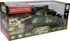 Lean Sport Duży Czołg Zdalnie Sterowany R/C 2.4 Ghz Światła Odgłosy Strzelania Zielony 7