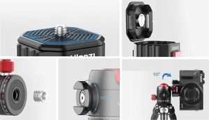 Głowica Ulanzi Głowica Kulowa 3d 1/4 3/8 Arca Swiss Ulanzi U-100 7