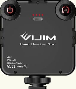 Ulanzi Lampa Diodowa Led Regulacja 3200-5600k / Ulanzi Vl81 4