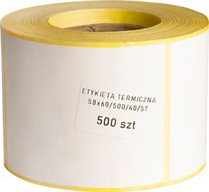 MD Labels Etykiety termiczne 58x60mm 500szt 1