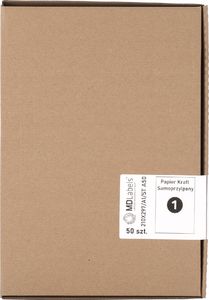 MD Labels Papier Samoprzylepny Kraft A4 50 arkuszy 2