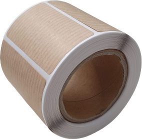 MD Labels etykiety naklejki kraftowe na rolce 50 x 30 mm - 250 szt- gilza 40 mm 2