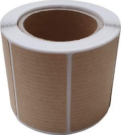 MD Labels etykiety naklejki kraftowe na rolce 50 x 30 mm - 250 szt- gilza 40 mm 3