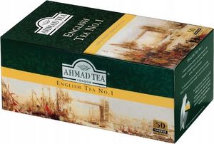 BIG-ACTIVE Herbata Ahmad Tea London English Tea No1 z zawieszką 50szt 1