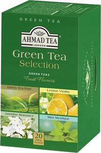 BIG-ACTIVE Ahmad Tea Green Teas Selection Herbata zielona mix - 20szt 1