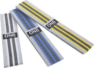 One Fitness Hip Band HB001 Set różne poziomy oporu w zestawie wielokolorowy 3 szt. 4