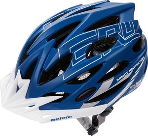 Meteor KASK ROWEROWY METEOR GRUVER blue/white RU-M 1