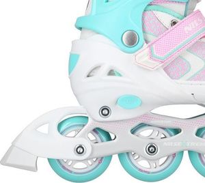 Rolki Nils Extreme NA14198 rekreacyjne regulowane turkusowe r. 39-42 5