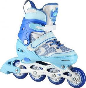 Rolki Nils Extreme NA14198 rekreacyjne regulowane niebieskie r. 31-34 2