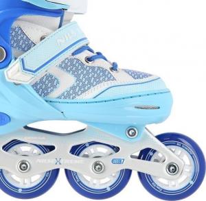Rolki Nils Extreme NA14198 rekreacyjne regulowane niebieskie r. 31-34 3