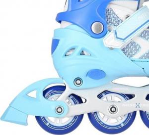 Rolki Nils Extreme NA14198 rekreacyjne regulowane niebieskie r. 31-34 4