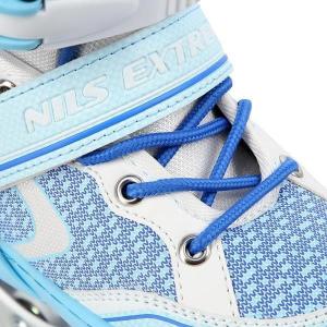 Rolki Nils Extreme NA14198 rekreacyjne regulowane niebieskie r. 31-34 5