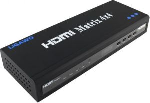 Ligawo Splitter HDMI, 4x4, 3D, czarny - 6518722 1