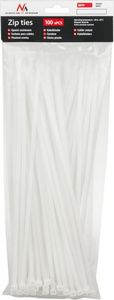 Organizer Maclean Opaska zaciskowa Biały 100 sztuk  (MCTV-465 W) 3