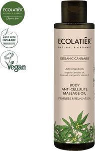 Ecolatier ECL ORGANIC olejek antycel. do masażu Cannabis, 200 ml 1