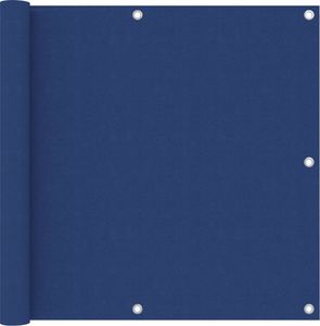 vidaXL Parawan balkonowy, niebieski, 90x600 cm, tkanina Oxford 1