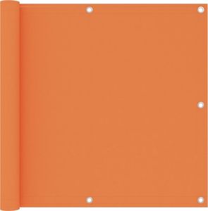 vidaXL Parawan balkonowy, pomarańczowy, 90x300 cm, tkanina Oxford 1