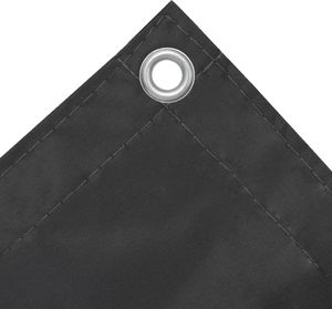 vidaXL Parawan balkonowy, antracytowy, 75x300 cm, tkanina Oxford 3