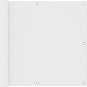 vidaXL Parawan balkonowy, biały, 90x600 cm, tkanina Oxford 1