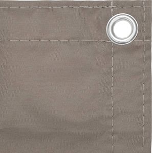 vidaXL Parawan balkonowy, taupe, 75x400 cm, tkanina Oxford 3
