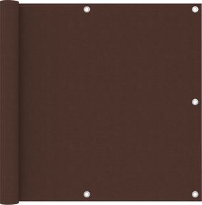 vidaXL Parawan balkonowy, brązowy, 90x400 cm, tkanina Oxford 1
