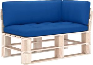 vidaXL Poduszki na sofę z palet, 3 szt., kobaltowoniebieskie 1