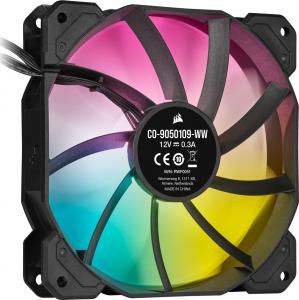Wentylator Corsair iCUE SP120 RGB ELITE Performance 3-pack +  Lighting Node CORE (CO-9050109-WW) 4