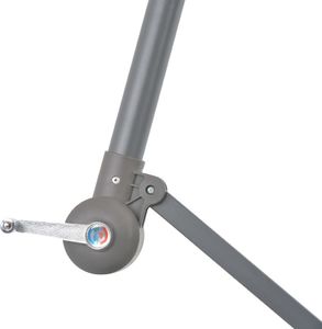 vidaXL Wiszący parasol ze słupkiem aluminiowym, terakotowy, 300 cm 7